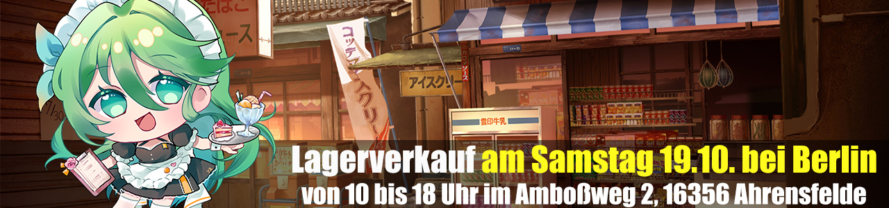 Lagerverkauf von AnimeFanShop.de am 19.10. von 10 bis 18 Uhr im Amboßweg 2 in Ahrensfelde bei Berlin